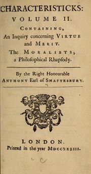 Front cover of Characteristicks by Unknown