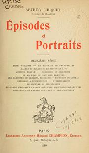 Cover of: Episodes et portraits: Deuxième série