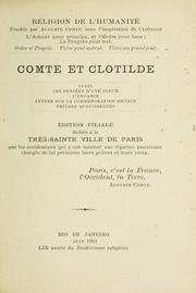 Cover of: Comte et Clotilde