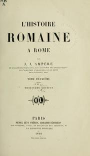 Cover of: L' histoire romaine à Rome.