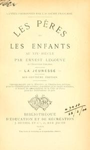 Cover of: Les pères et les enfants au 1'e siècle. by Ernest Legouvé