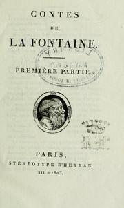 Cover of: Contes by Jean de La Fontaine