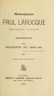 Monseigneur Paul Larocque, deuxième évêque de Sherbrooke