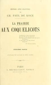Cover of: La prairie aux coquelicots