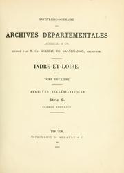 Cover of: Indre-et-Loire.: Archives.