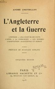 Cover of: L' Angleterre et la Guerre by André Chevrillon