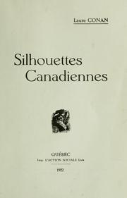 Cover of: Silhouettes canadiennes