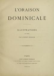 Cover of: L' Oraison Dominicale : illustrations (eaux-fortes).