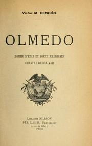 Cover of: Olmedo by Victor Manuel Rendón