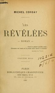Cover of: Les révélées: roman.