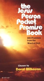 Cover of: The Jesus Person Pocket Promise Book:800 Promises From the Word of God