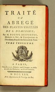 Cover of: Histoire des Maladies de S. Domingue by Jean-Baptiste René Poupée-Desportes