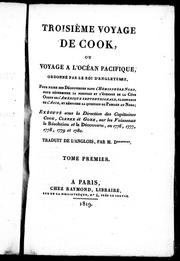 Cover of: Troisième voyage de Cook, ou Voyage à l'océan Pacifique by traduit de l'anglois, par M. D********