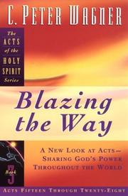 Cover of: Blazing the Way
