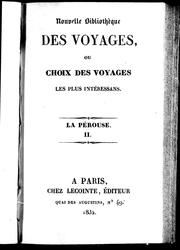 Cover of: Voyage de La Pérouse autour du monde, pendant les années 1785, 1786, 1787 et 1788 by Jean-François de Galaup, comte de Lapérouse