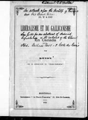 Cover of: Il y a du libéralisme et du gallicanisme en Canada