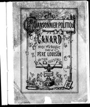 Cover of: Chansonnier politique du Canard (avec musique)