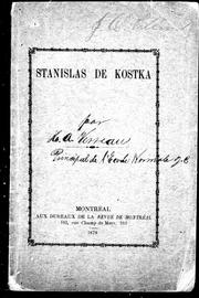 Cover of: Stanislas de Kostka