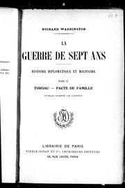 Cover of: La guerre de Sept ans: histoire diplomatique et militaire