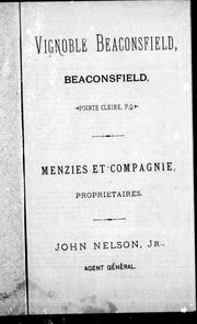 Vignoble Beaconsfield, Beaconsfield, Pointe Claire, P.Q. by John Jr Nelson