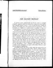 Cover of: Les hommes du jour: Sir Oliver Mowat
