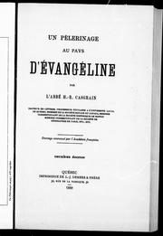 Cover of: Un pèlerinage au pays d'Evangeline