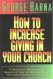 Cover of: How to increase giving in your church