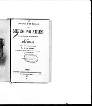 Cover of: Journal d'un voyage aux mers polaires à la recherche de Sir John Franklin