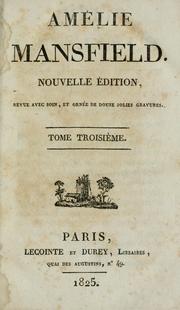 Cover of: Amélie Mansfield.