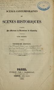 Cover of: Scènes contemporaines et scènes historiques, laissées