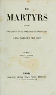 Cover of: Oeuvres complètes de Chateaubriand