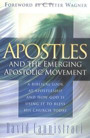 Cover of: Apostles and the emerging apostolic movement by David Cannistraci