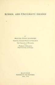 Cover of: School and university grades