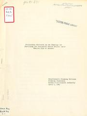 Cover of: Preliminary statement on the strategy for justifying the prudential center project under chapter 121a as amended. by Boston Redevelopment Authority