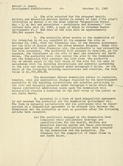 Cover of: [ letter dated October 31, 1962 ] by Massachusetts Government Center Commission.