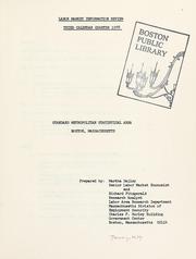 Cover of: Labor market information review, third calendar quarter 1978, standard metropolitan statistical area, Boston, Massachusetts. | Massachusetts. Division of Employment Security.