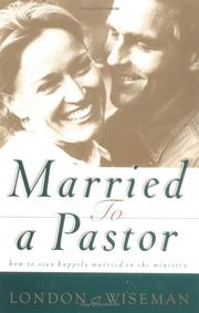 Cover of: Married to a pastor