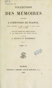 Cover of: Collection des mémoires relatifs à l'histoire de France. by Claude Bernard Petitot