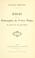 Cover of: Essai sur la philosophie de Victor Hugo, du point de vue gnostique