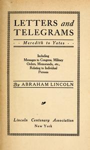 Cover of: Life and works of Abraham Lincoln