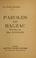 Cover of: Paroles de Balzac