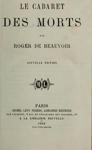 Cover of: Le cabaret des morts.