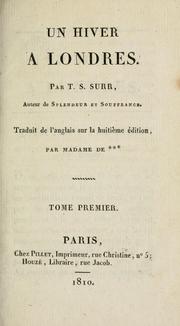 Cover of: Un hiver à Londres by T. S. Surr