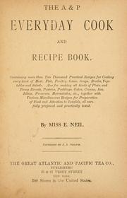 Cover of: The everyday cook and recipe book