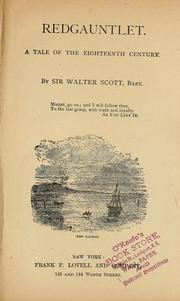 Cover of: Red gauntlet by Sir Walter Scott