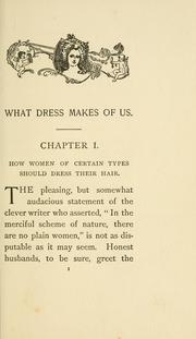 Cover of: What dress makes of us | Dorothy Quigley