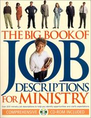 Cover of: The Big Book of Job Descriptions for Ministry by Larry Gilbert, Cindy Spear, Larry Gilbert, Cindy Spear