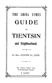 Cover of: China Times guide to Tientsin and neighbourhood