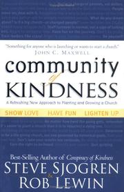 Cover of: Community of Kindness by Steve Sjogren, Rob Lewin