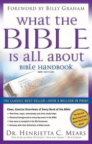 Cover of: What the Bible is All About: Bible Handbook: NIV Edition